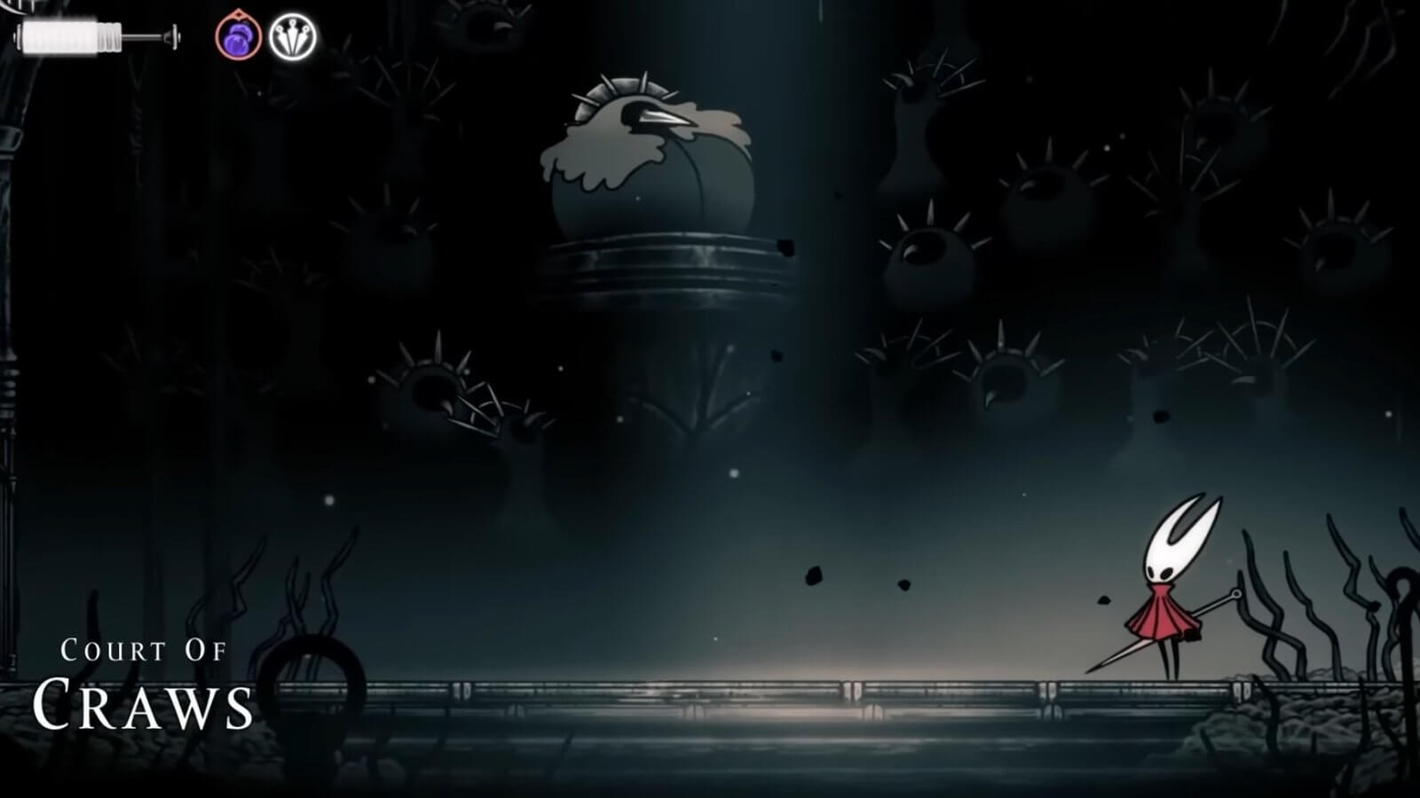 Court of Craws boss fight arena for Craw Memento reward