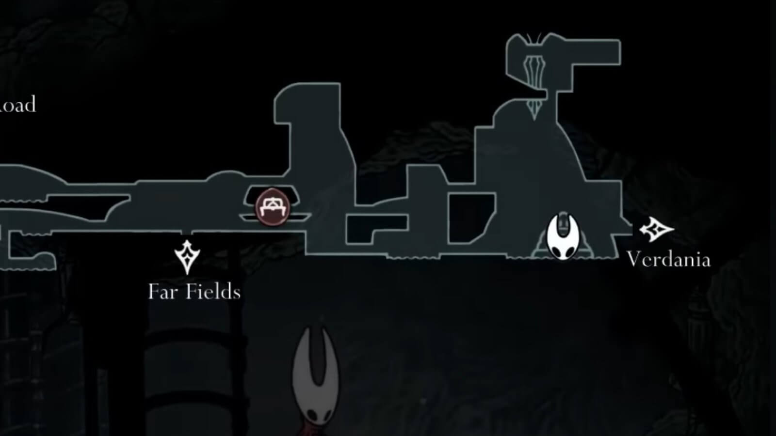 Craw Memento location on Greymoor map near Verdania entrance