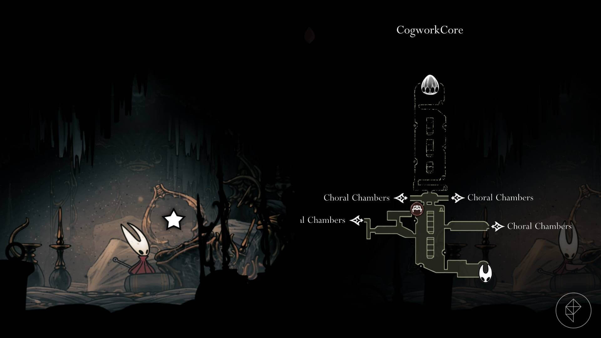 Cogwork Core spool fragment location - mechanical clockwork challenge with gears and steam