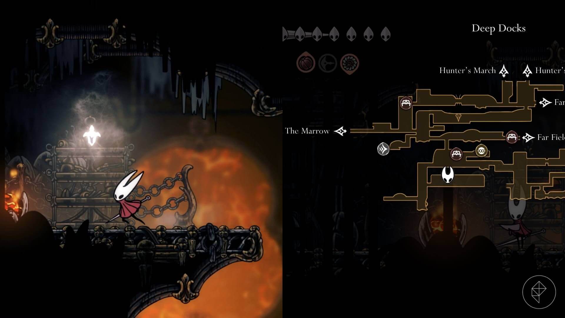 Deep Docks spool fragment location - lava chamber platforming challenge