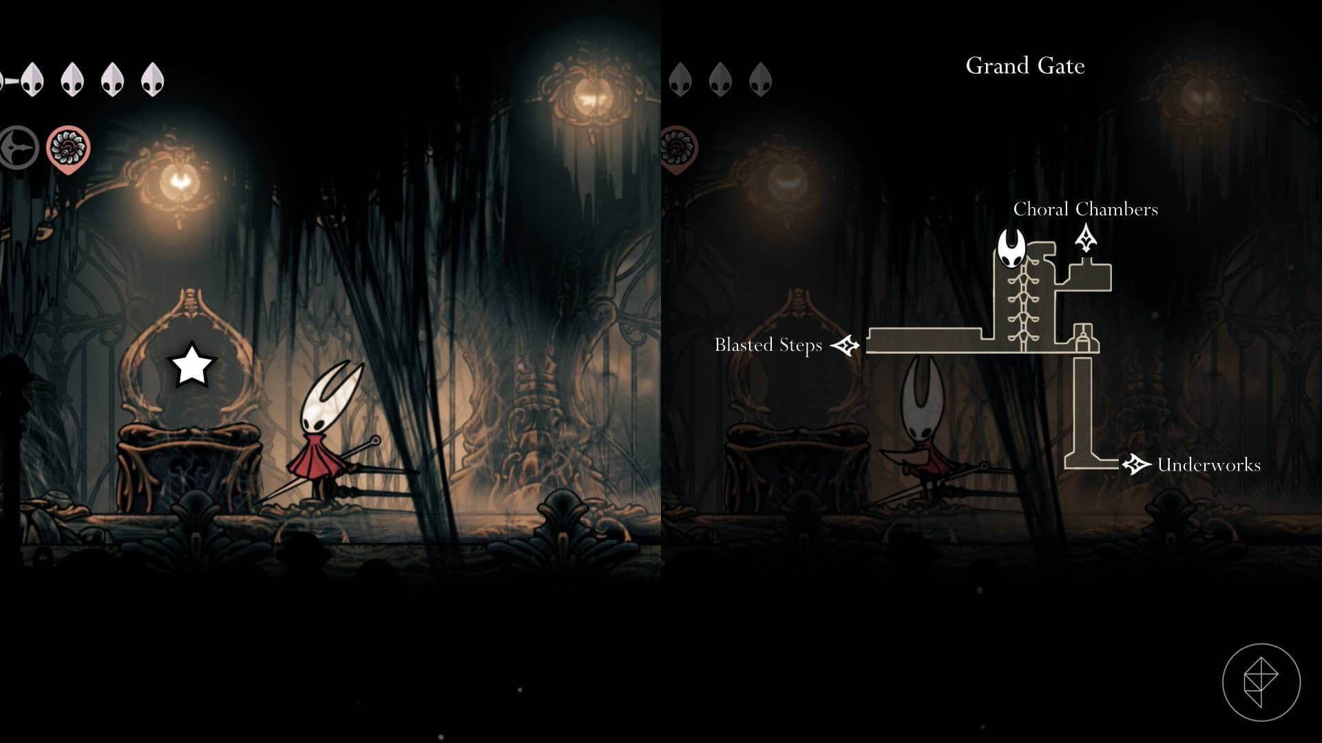 Grand Gate spool fragment location - climbing moving platforms to reach upper chamber