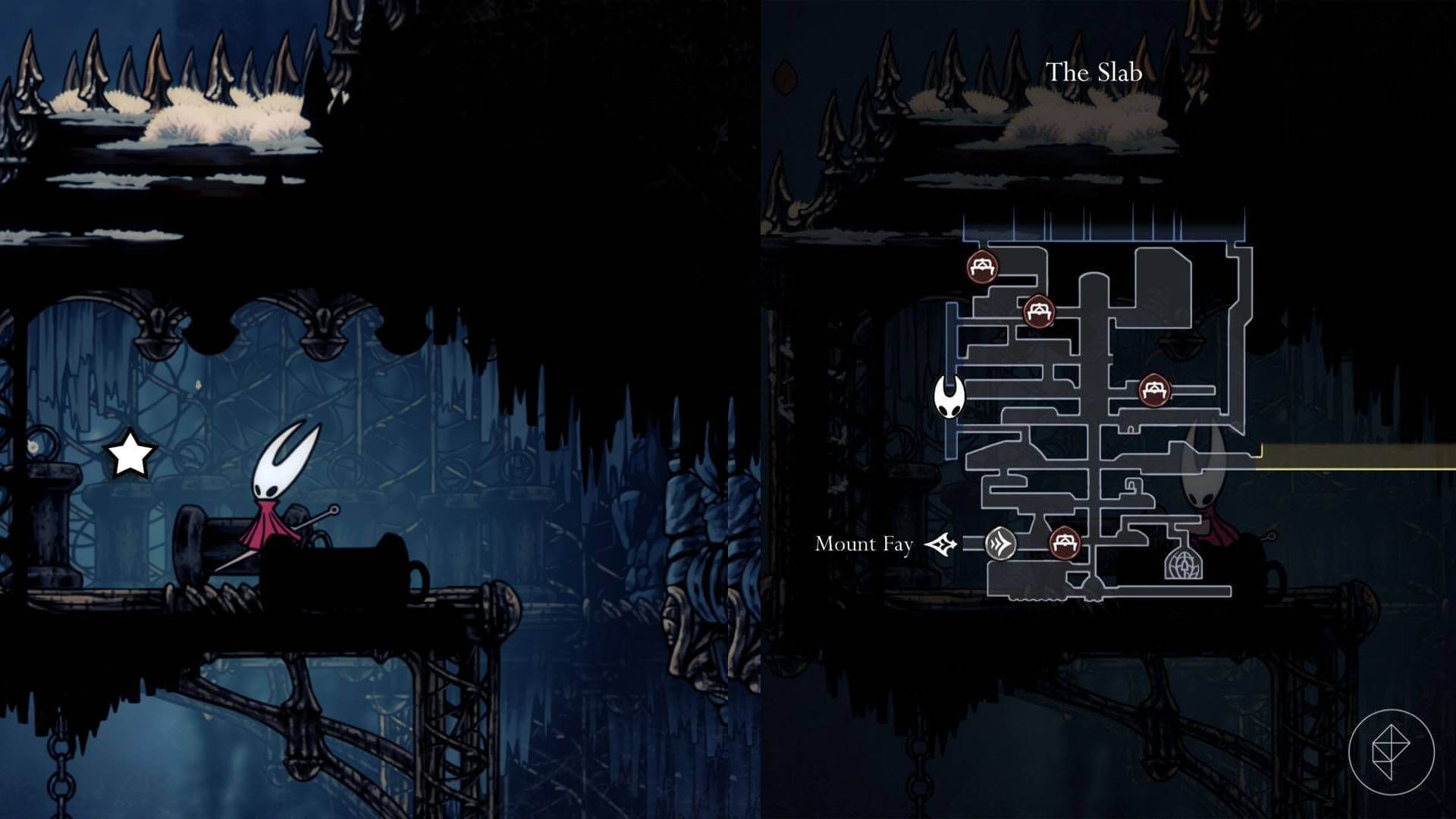 Mount Fay or Slab spool fragment location - accessible via Bellway station duct