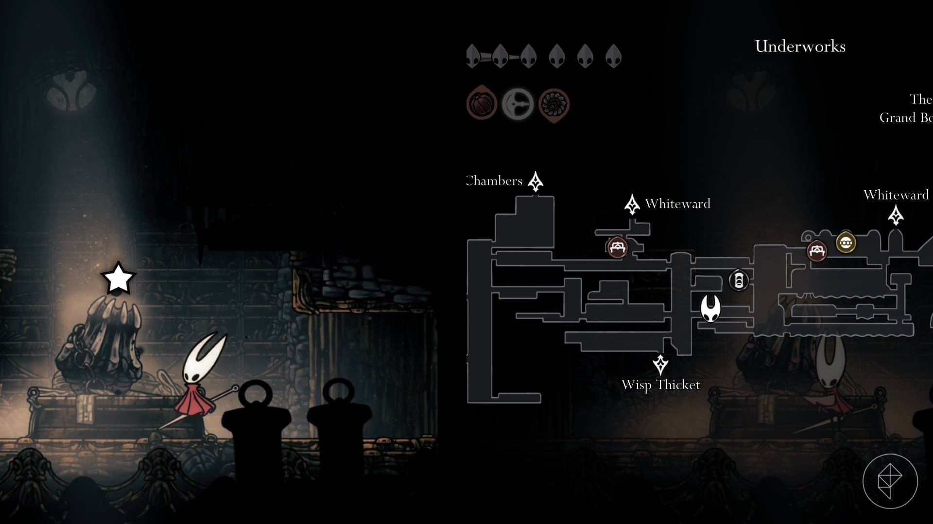 Underworks spool fragment below Ventrica station - steam hazard navigation